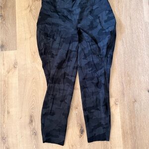 lululemon athletica Black Camo Leggings